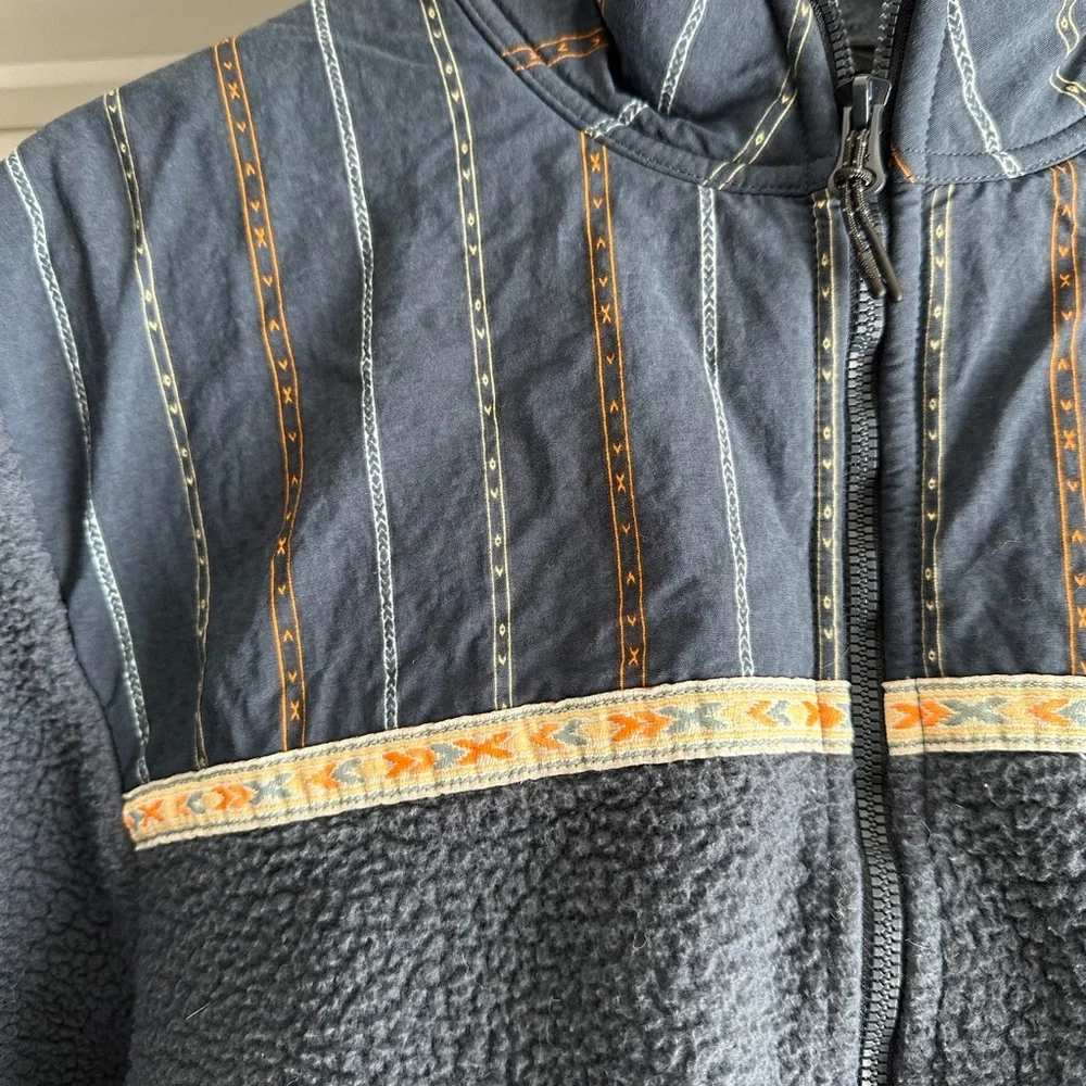 Prana Navy Blue Fleece Jacket